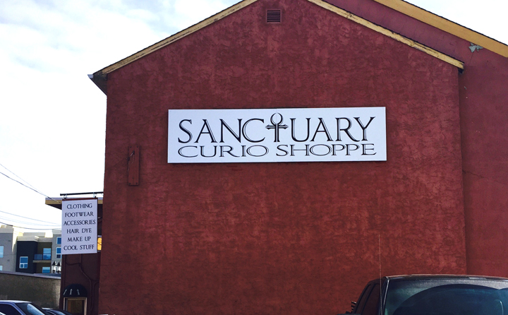 Sanctuary Back Wall & Parking Signage